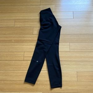 Lululemon Wunder Train Black Leggings, 25” Inseam, Size 4